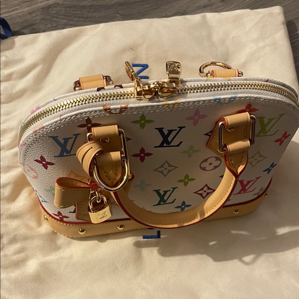 White Multicolor Mini Bag